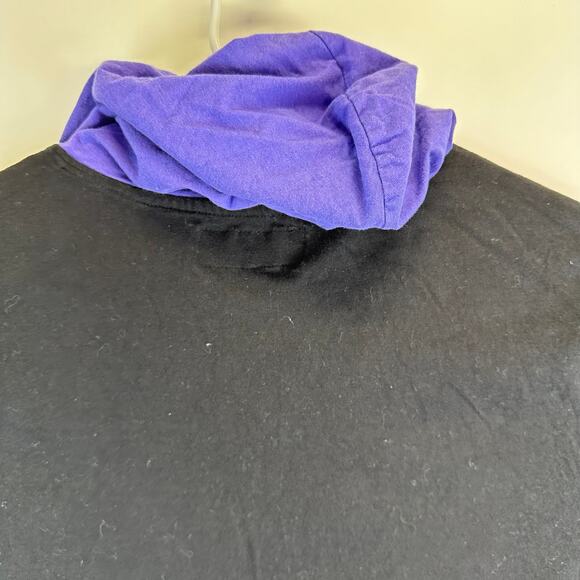 Reason Long Sleeve Neon Colorblock Hooded T Shirt Mens Size Medium Retro - Picture 8 of 13